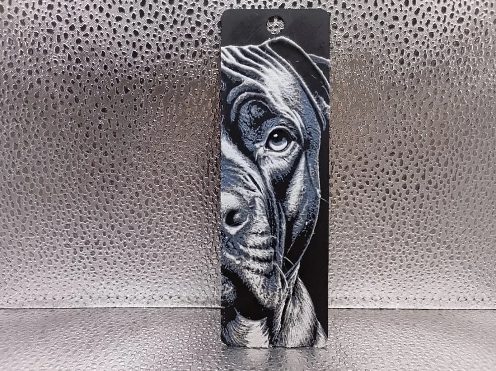 Presa Canario Bookmark – Hueforge by Borishotch Industries HueForge model: Presa Canario Bookmark – Hueforge by Borishotch Industries