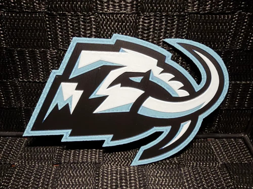 Utah Mammoth Logo - Hueforge Utah Mammoth Logo - Hueforge