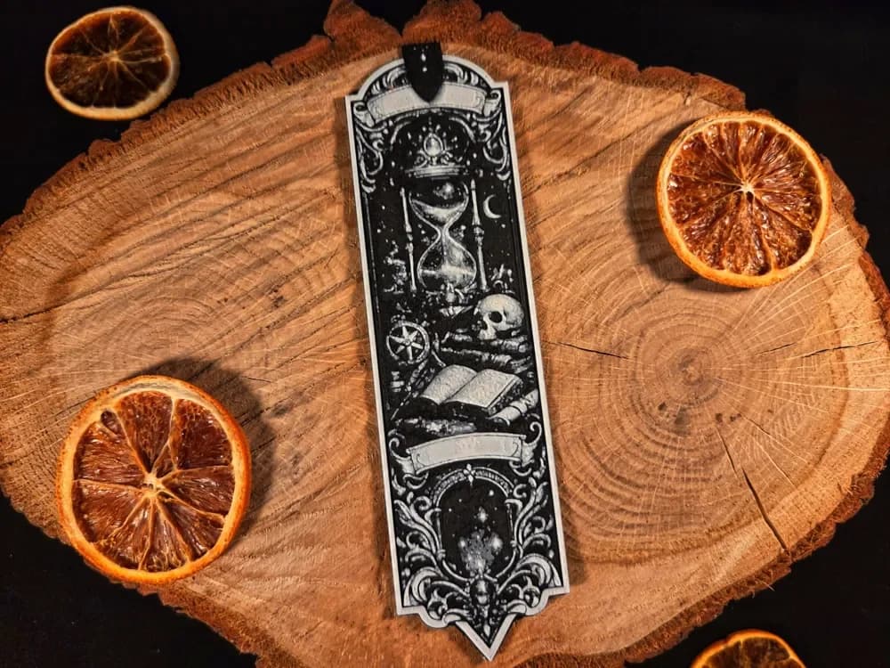 Eternal Hourglass bookmark by EternalDesigns3D HueForge model: Eternal Hourglass bookmark by EternalDesigns3D