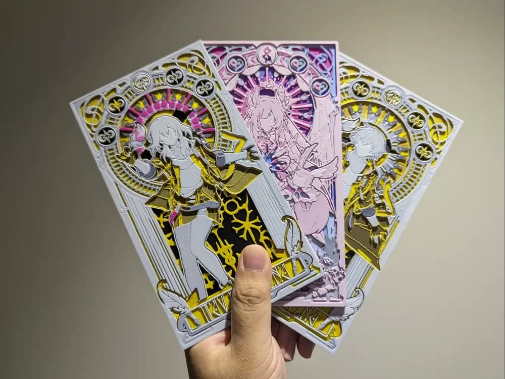 HueForge model: Amphoreus' Saga of Heroes Part 5- Honkai Star Rail by Razel