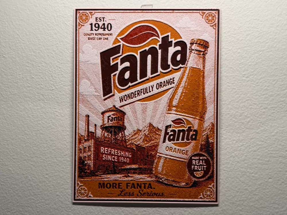 Fanta Poster Style HueForge Fanta Poster Style HueForge