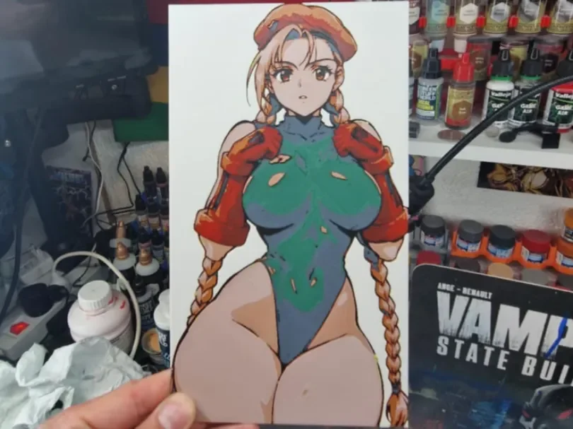 Cammy Hueforge - Street Fighter by Dakiren HueForge model: Cammy Hueforge - Street Fighter by Dakiren