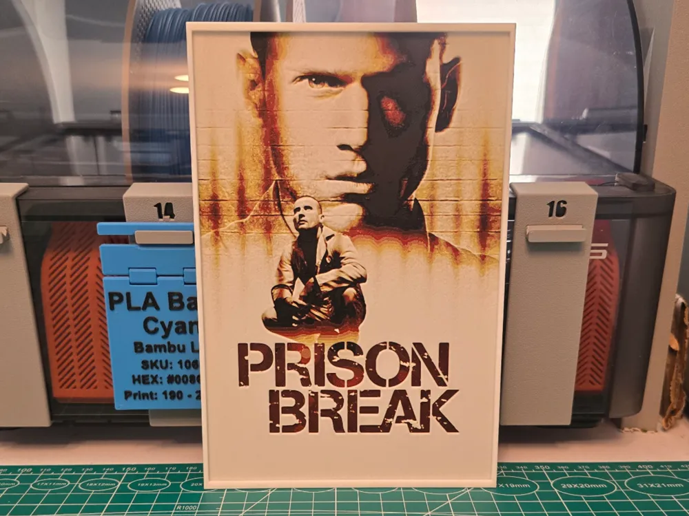 Prison Break Series Poster - Hueforge Art Prison Break Series Poster - Hueforge Art