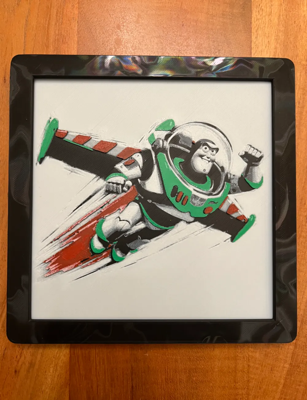 HueForge model: Buzz Lightyear(Multi-Colored) by JustBe 3D Printing