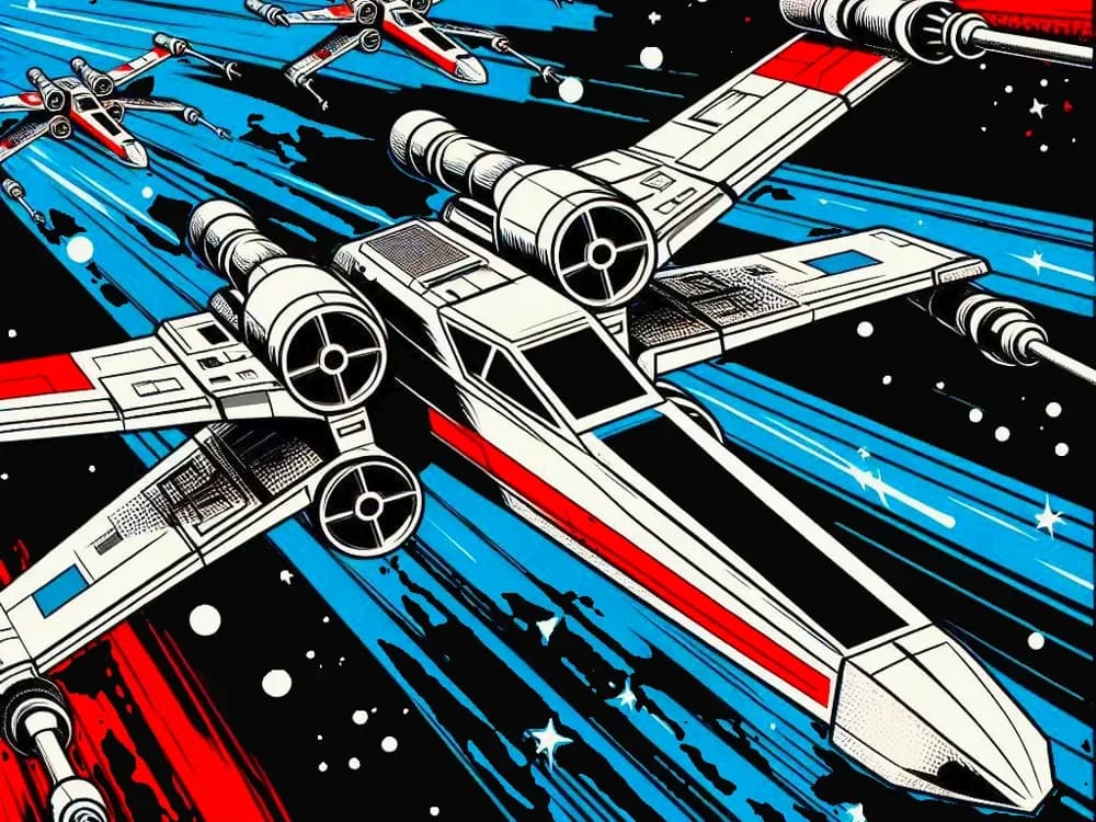 X-Wing Hueforge. American Style X-Wing Hueforge. American Style