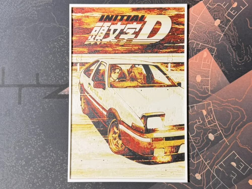 Initial D - HueForge by ZorPrime7 HueForge model: Initial D - HueForge by ZorPrime7