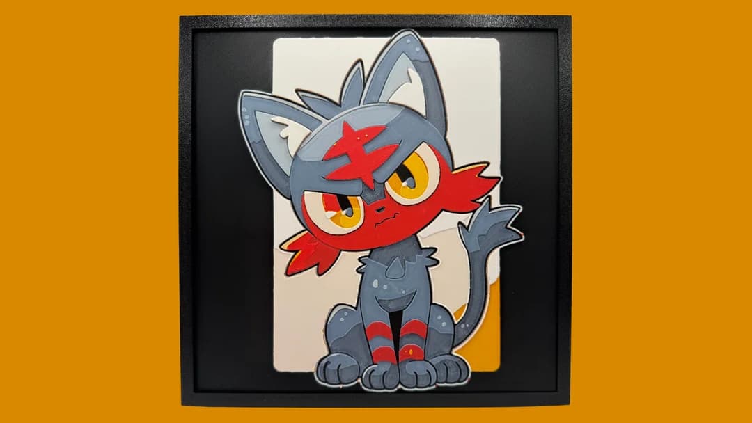 Litten - Pokemon Hueforge Litten - Pokemon Hueforge