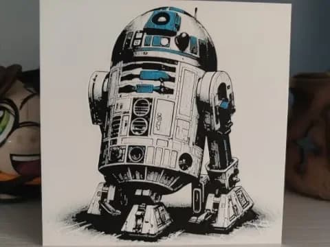 Hueforge R2D2 by Litolunar HueForge model: Hueforge R2D2 by Litolunar