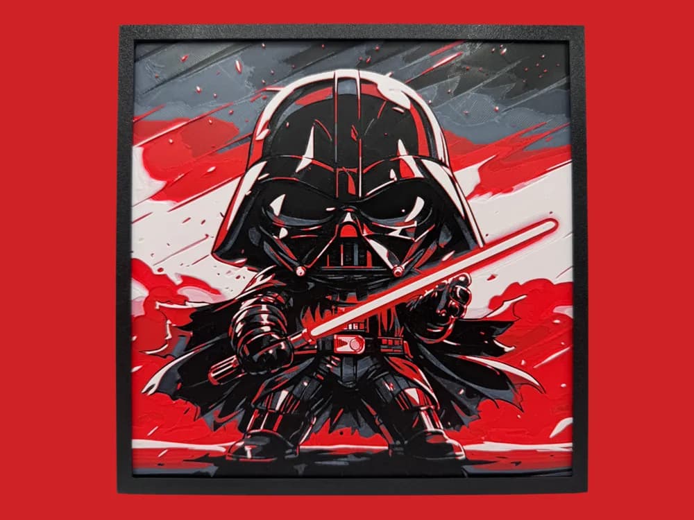 Darth Vader - Chibi Edition by Canadian Gamer HueForge model: Darth Vader - Chibi Edition by Canadian Gamer