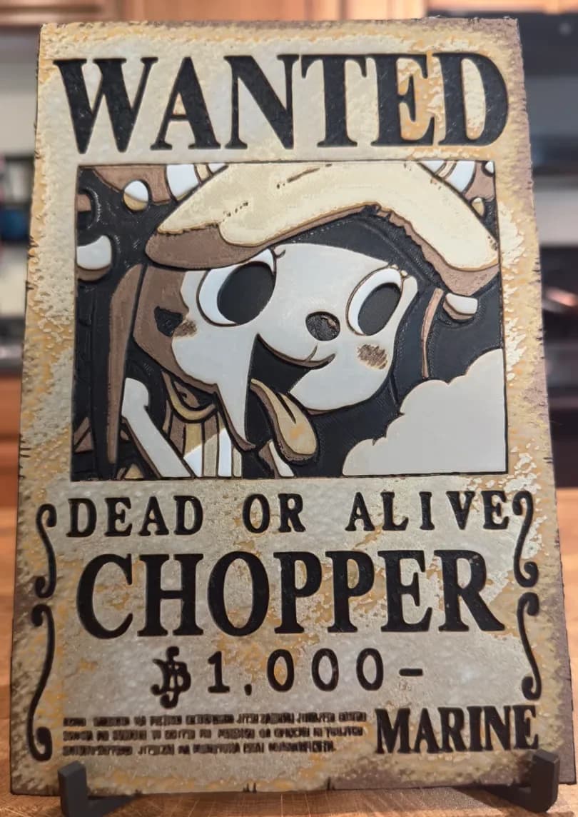 One Piece - Tony Chopper Wanted Poster One Piece - Tony Chopper Wanted Poster