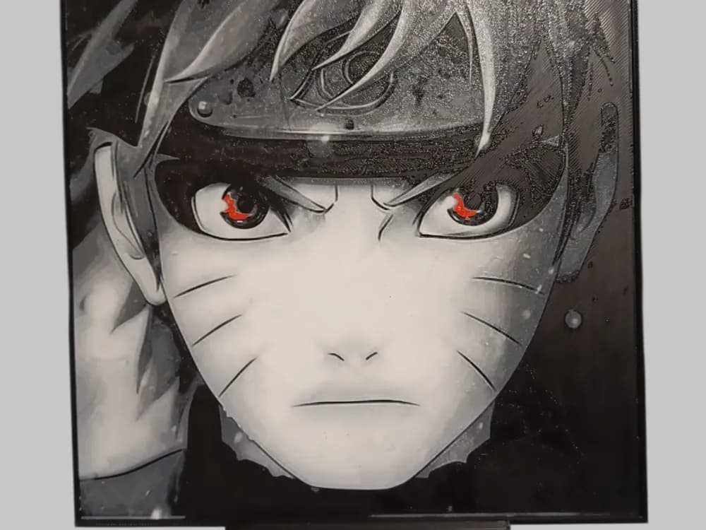 Naruto Uzumaki Hueforge by 3DNesy HueForge model: Naruto Uzumaki Hueforge by 3DNesy
