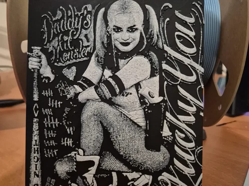 harley quinn graffiti hueforge by Buntsta HueForge model: harley quinn graffiti hueforge by Buntsta