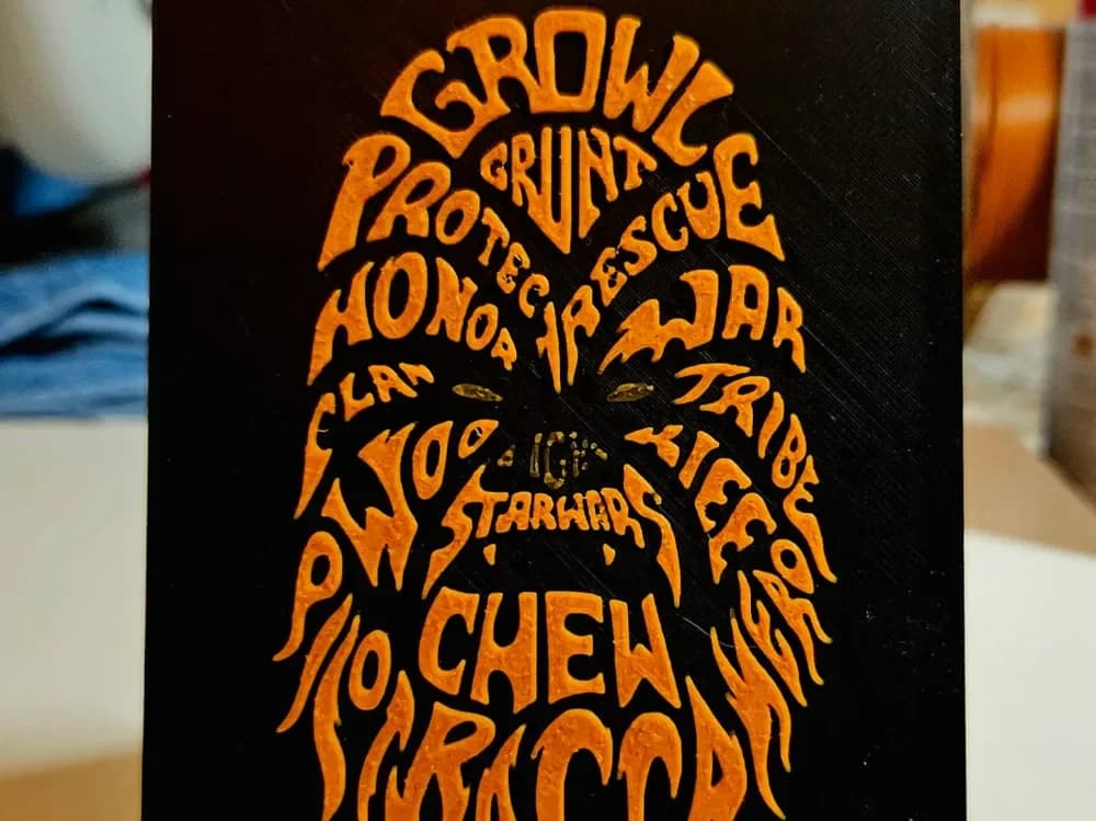 Chewbacca letters Star Wars Chewbacca letters Star Wars