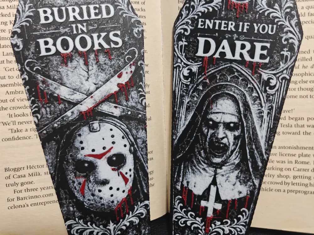 Jason & The Nun Horror Bookmark Collection Jason & The Nun Horror Bookmark Collection