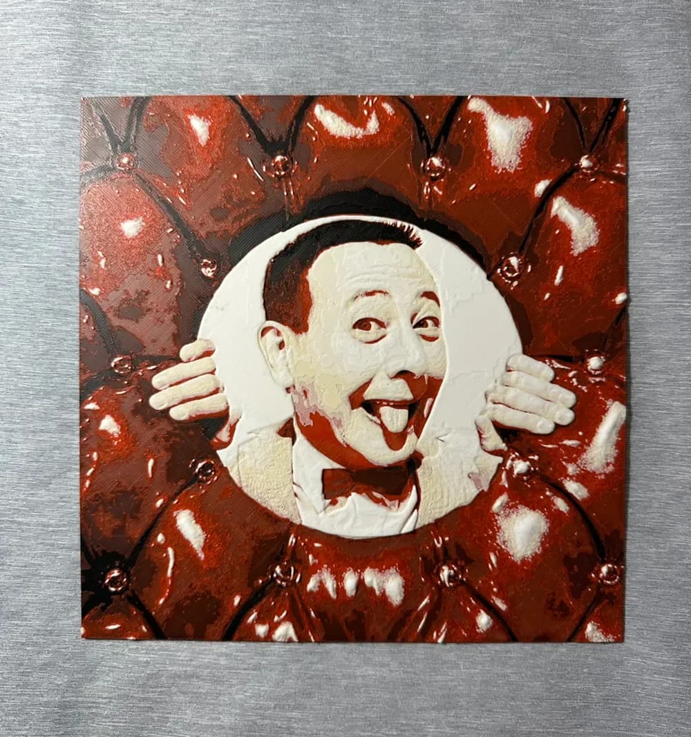 HueForge model: Pee-wee Herman Hueforge by Hey Ben