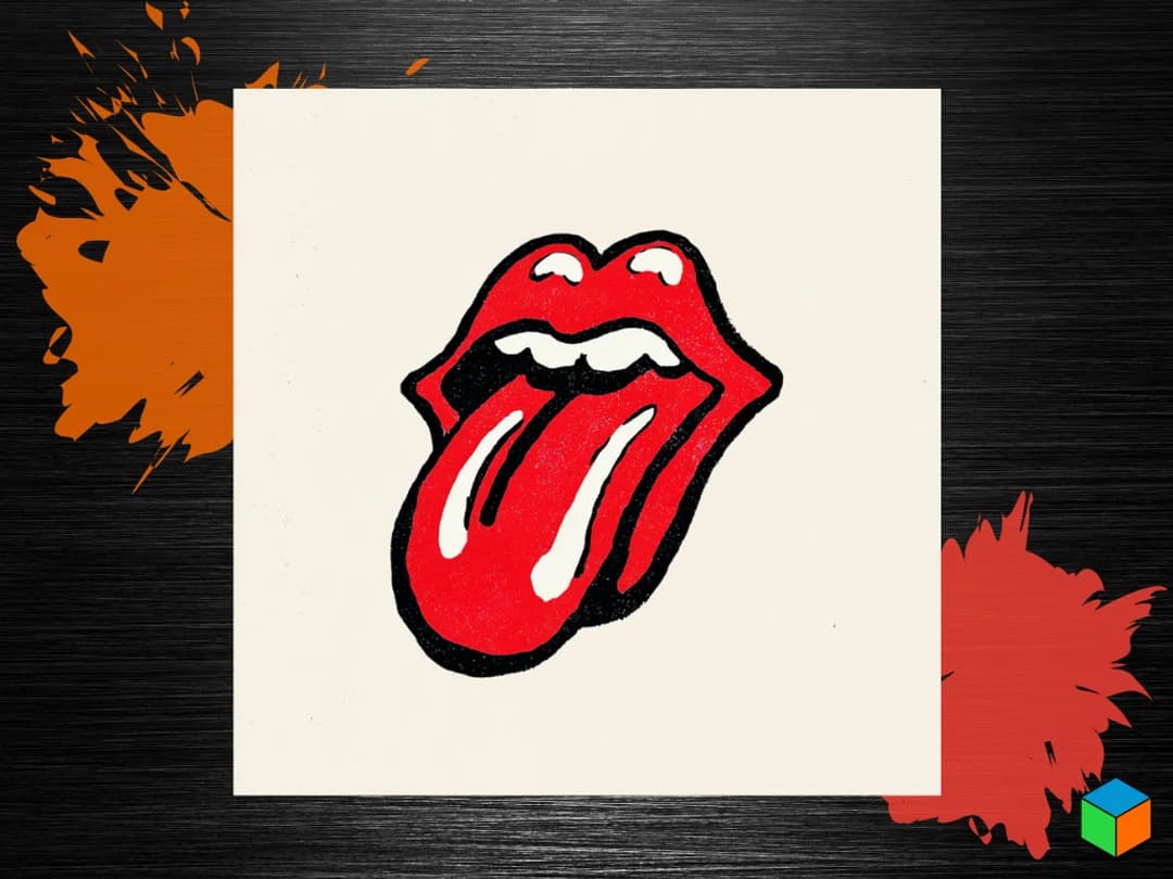 👅 Rolling Stones by 3D Prints By Vic HueForge model: 👅 Rolling Stones by 3D Prints By Vic