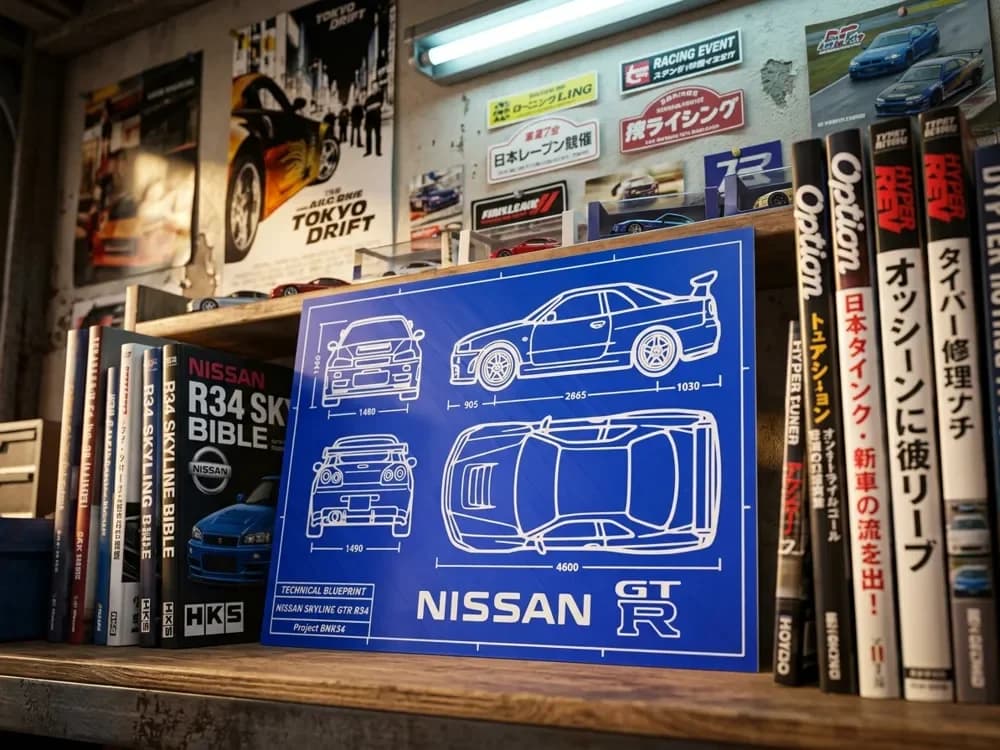 Nissan Skyline GT-R R34 Blueprint Nissan Skyline GT-R R34 Blueprint