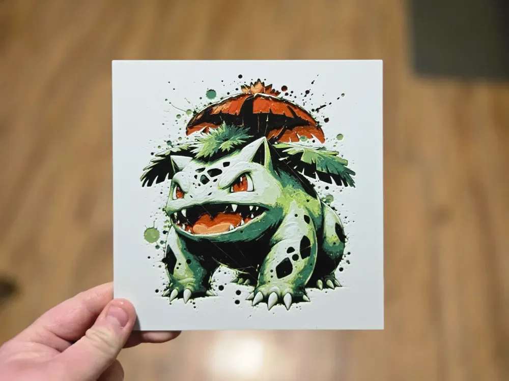 *UPDATED* Graffiti Venusaur Hueforge by 3Ree Printing HueForge model: *UPDATED* Graffiti Venusaur Hueforge by 3Ree Printing