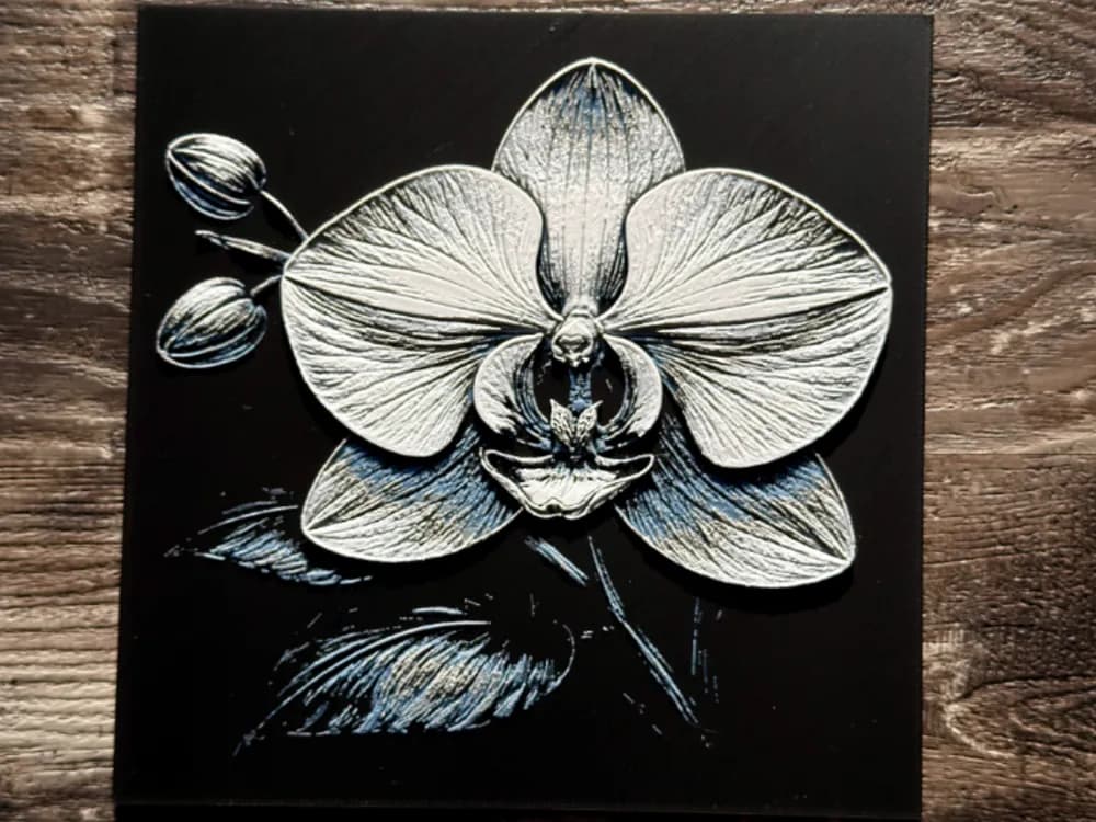 Orchid Flower Series by novy HueForge model: Orchid Flower Series by novy