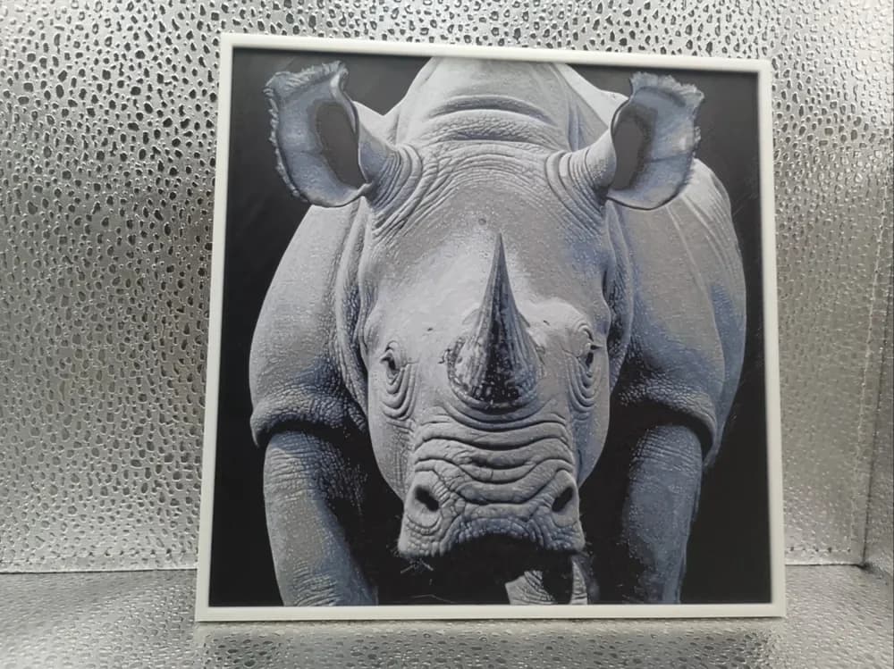 Rhinoceros – Hueforge by Borishotch Industries HueForge model: Rhinoceros – Hueforge by Borishotch Industries