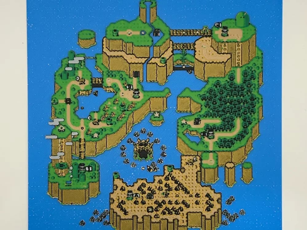 Super Mario World HueForge Super Mario World HueForge