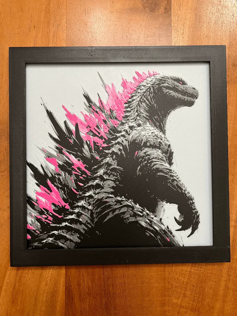Godzilla form New Empire by JustBe 3D Printing HueForge model: Godzilla form New Empire by JustBe 3D Printing