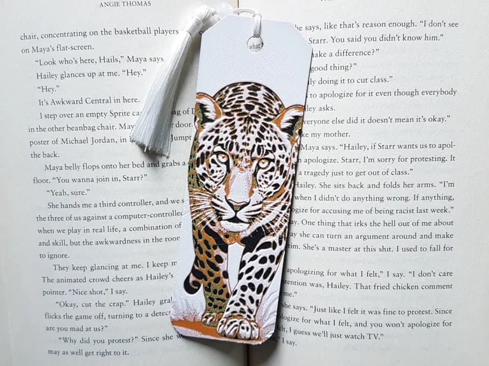 Bookmark, Leopard, Safari by Dame Jo HueForge model: Bookmark, Leopard, Safari by Dame Jo
