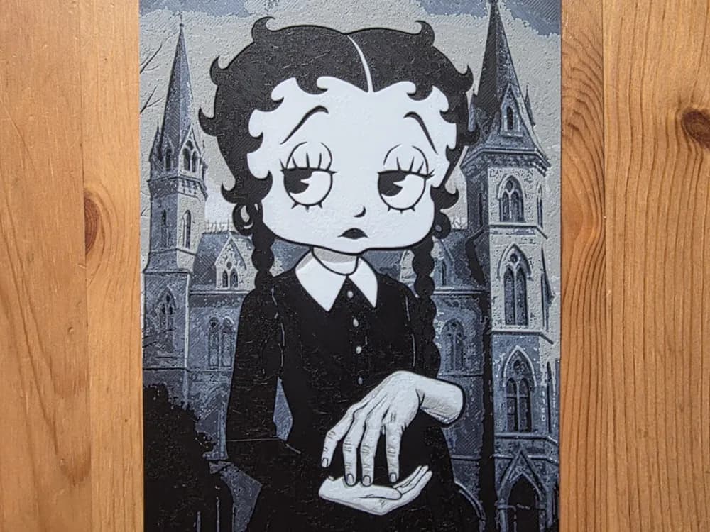 Wednesday Betty Boop Hueforge Wednesday Betty Boop Hueforge