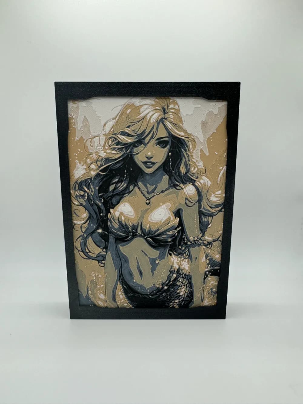 HueForge model: D&D Character Concepts - Mermaid Bard by Canadian Gamer