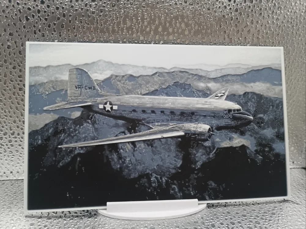 DOUGLAS C-47 DAKOTA (DC3) - Hueforge by Borishotch Industries HueForge model: DOUGLAS C-47 DAKOTA (DC3) - Hueforge by Borishotch Industries