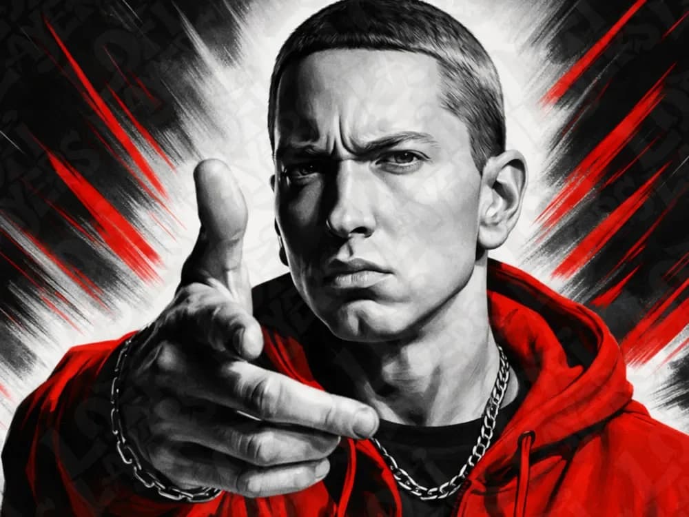 Eminem Hueforge by LoFi Layers HueForge model: Eminem Hueforge by LoFi Layers