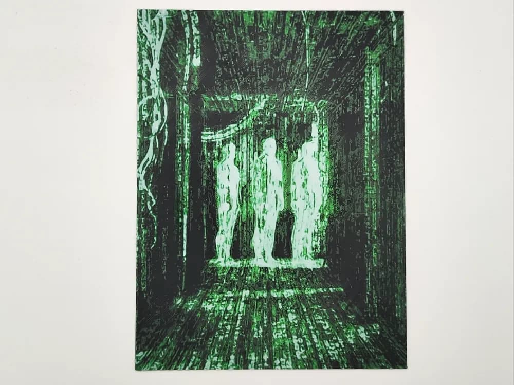 Matrix - hueforge by Altf4-Formation HueForge model: Matrix - hueforge by Altf4-Formation