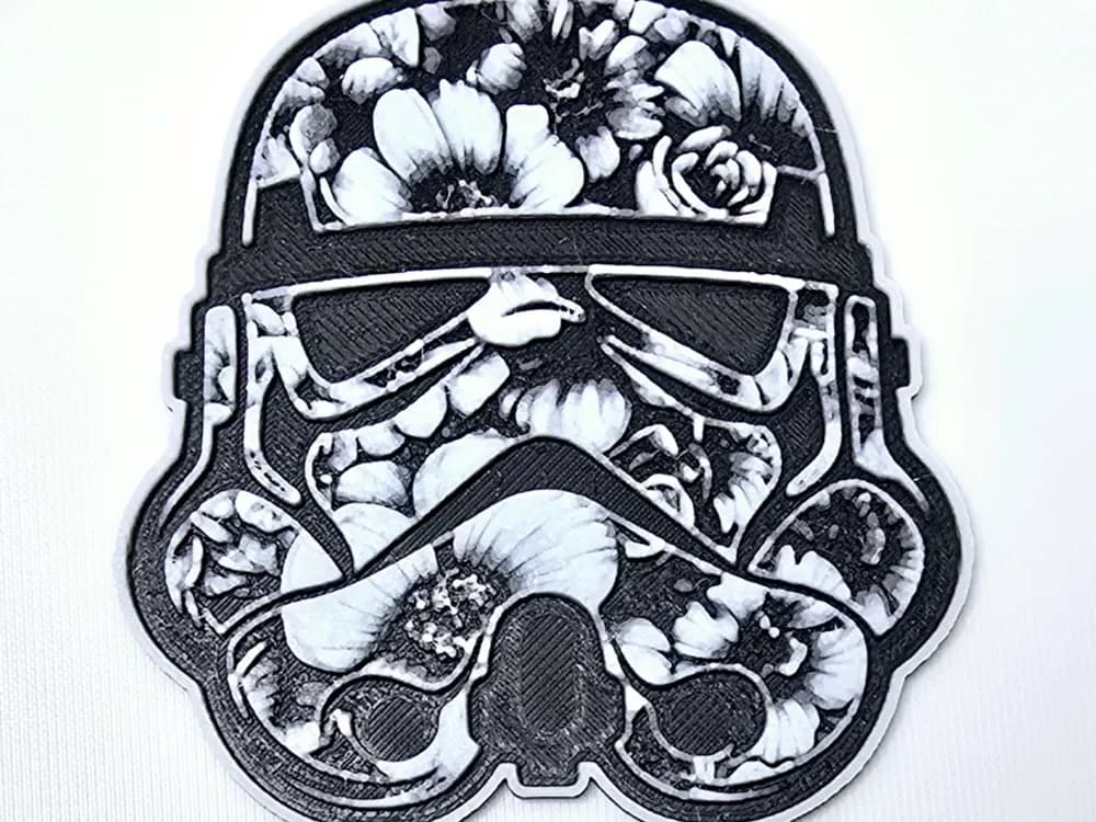 Stormtrooper Sticker by Aprilk6366 HueForge model: Stormtrooper Sticker by Aprilk6366
