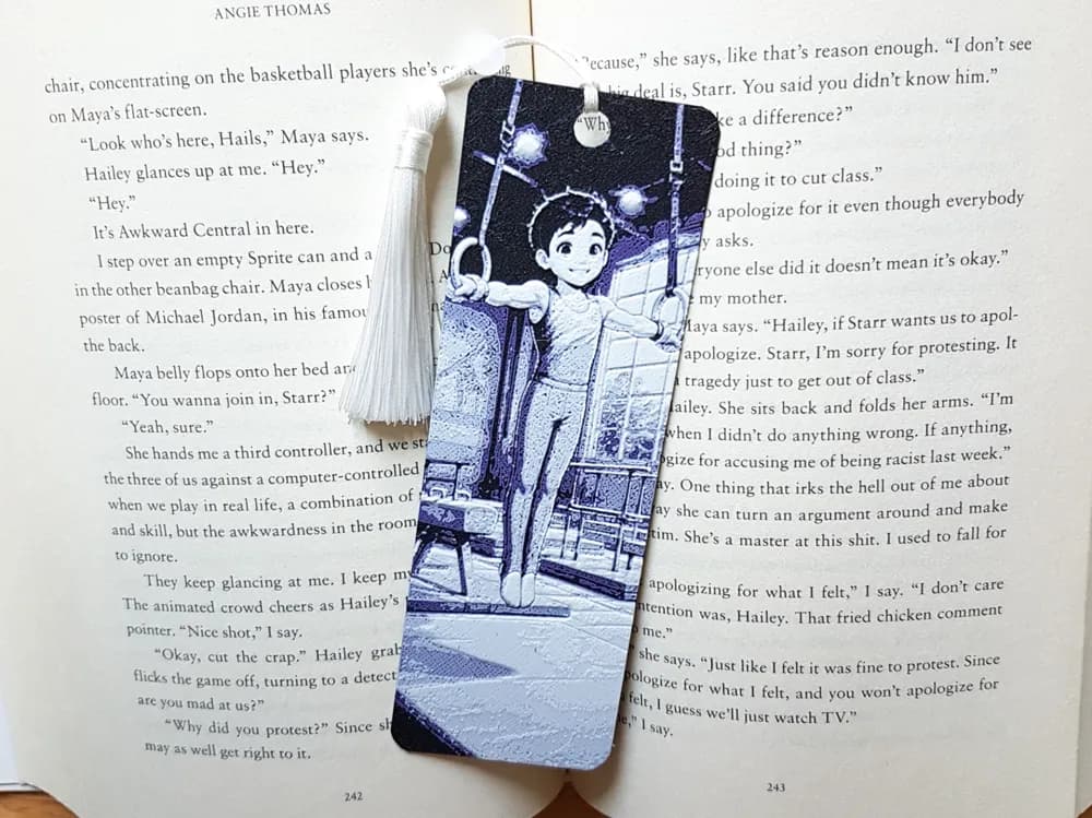 Bookmark, Gymnast, Boy Bookmark, Gymnast, Boy