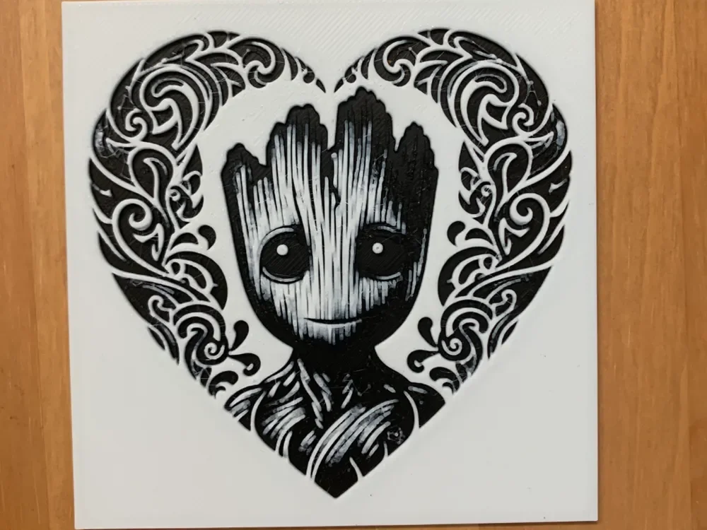 Baby Groot Photo by Morganja HueForge model: Baby Groot Photo by Morganja