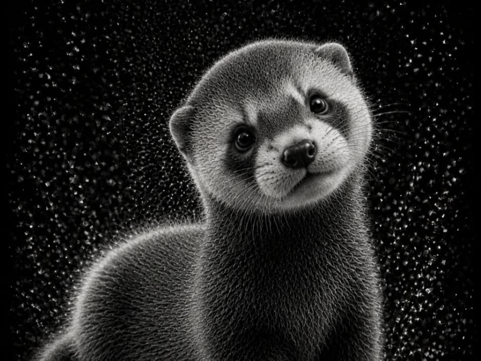 Baby Ferret – Baby Animals Series EASY PRINT Baby Ferret – Baby Animals Series EASY PRINT