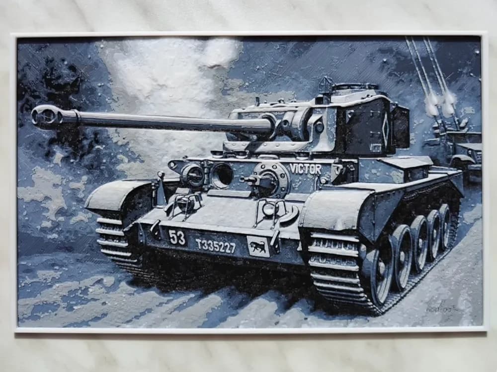 HueForge model: Comet l (A34) - Hueforge by BeaN