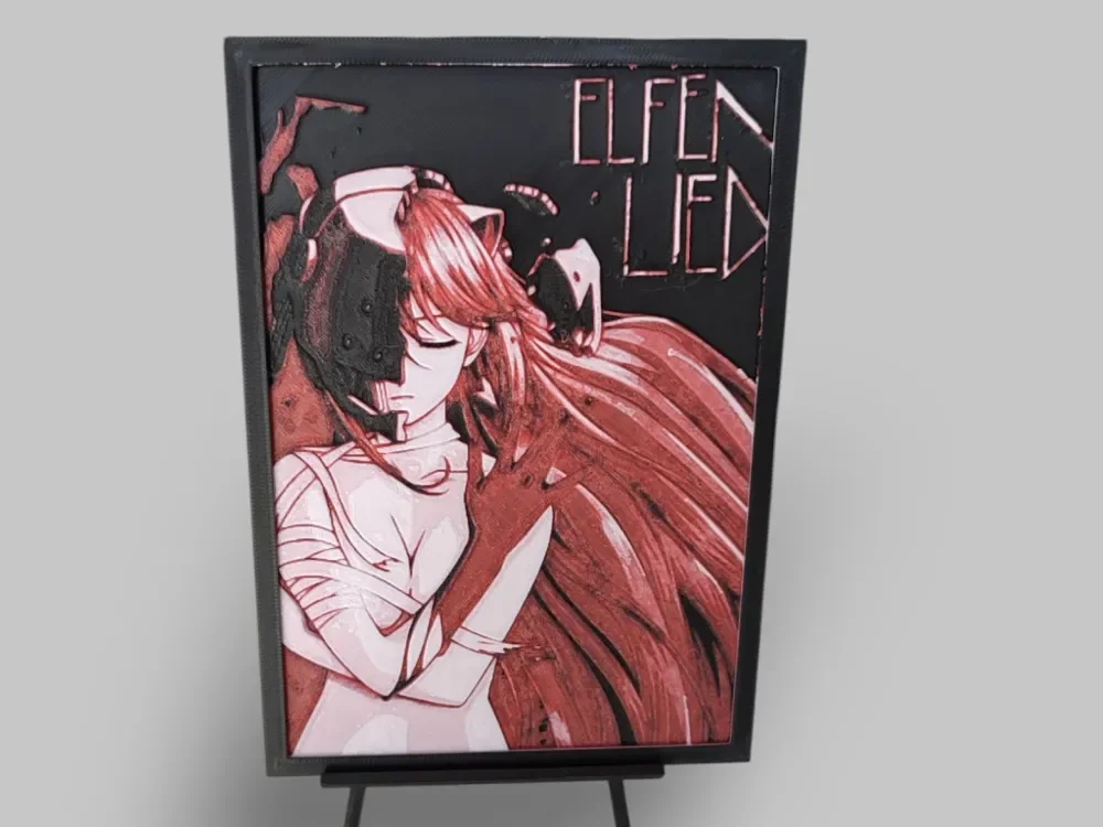 Elfen Lied Hueforge by 3DNesy HueForge model: Elfen Lied Hueforge by 3DNesy