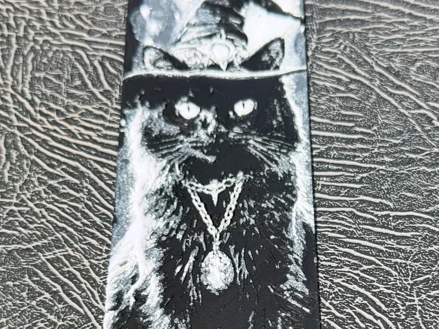 Witch hat cat Bookmark FREE comercial license Witch hat cat Bookmark FREE comercial license