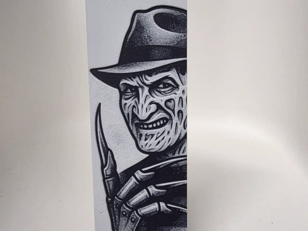 freddy krueger bookmark by Morganja HueForge model: freddy krueger bookmark by Morganja