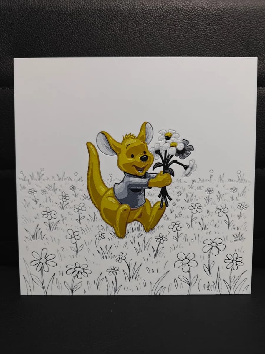 Roo Winnie The Pooh by TheHueforgeLady HueForge model: Roo Winnie The Pooh by TheHueforgeLady