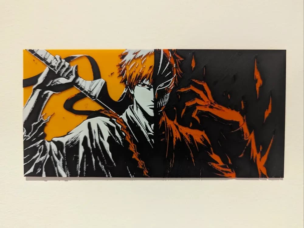 Bleach Rebirth of Souls: Ichigo Hueforge by Razel HueForge model: Bleach Rebirth of Souls: Ichigo Hueforge by Razel