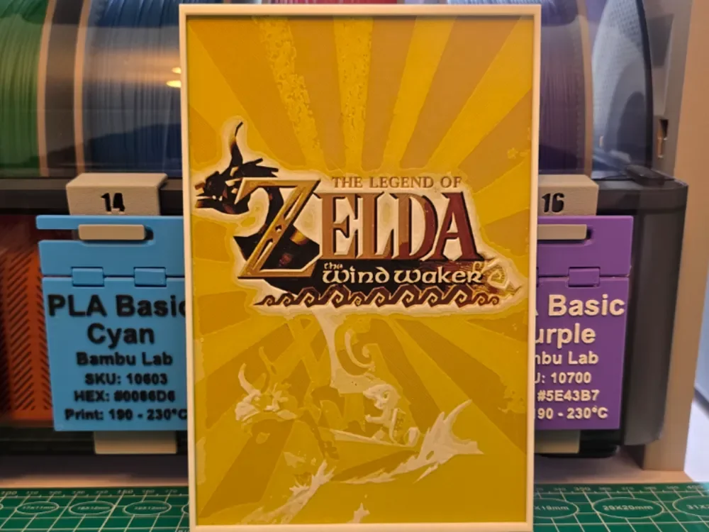 HueForge model: The Legend of Zelda: The Wind Waker – Hueforge Art by Lumpy3D