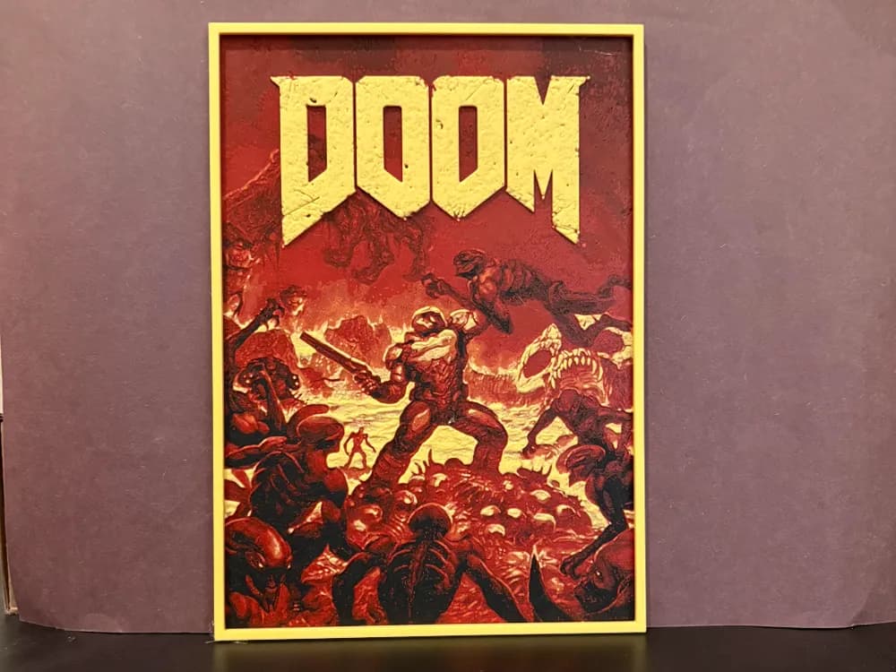 Doom 2016 Hueforge by Estiv HueForge model: Doom 2016 Hueforge by Estiv
