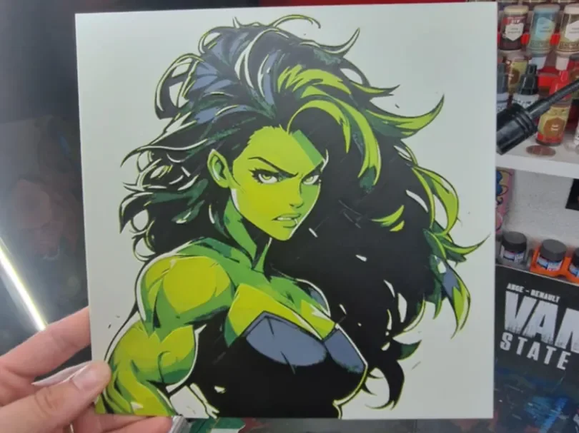 She Hulk Hueforge by Dakiren HueForge model: She Hulk Hueforge by Dakiren