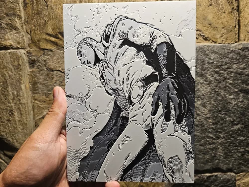 HueForge model: One Punch Man Hueforge by Loki