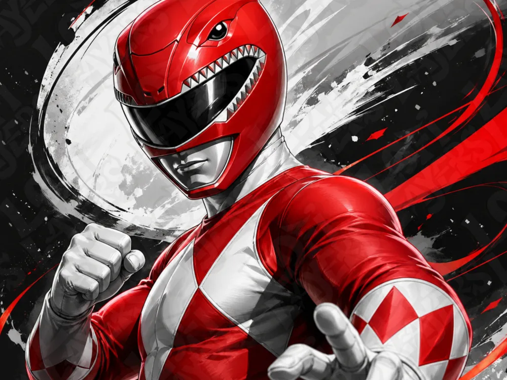 Red Power Ranger Hueforge Red Power Ranger Hueforge