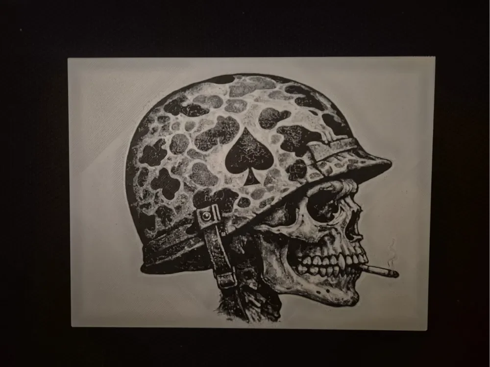 Skull Soldier hueforge by Buntsta HueForge model: Skull Soldier hueforge by Buntsta