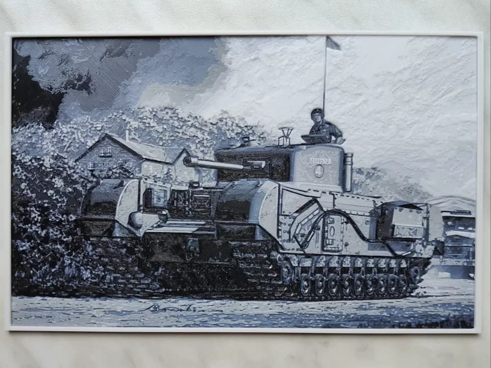 Churchill Mk.IV - Hueforge by BeaN HueForge model: Churchill Mk.IV - Hueforge by BeaN