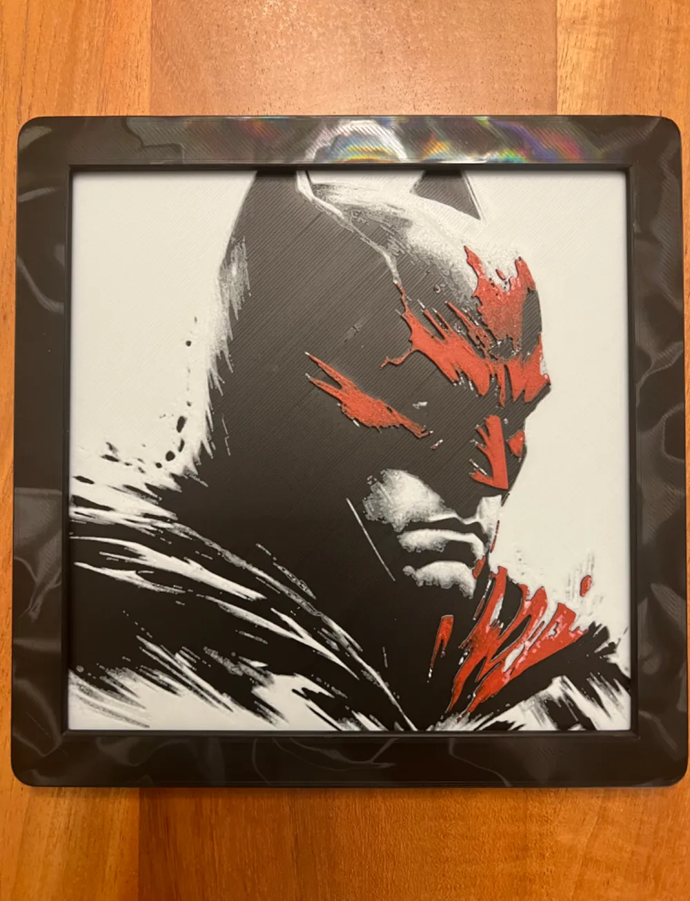 Batman(Ben Affleck Version) by JustBe 3D Printing HueForge model: Batman(Ben Affleck Version) by JustBe 3D Printing